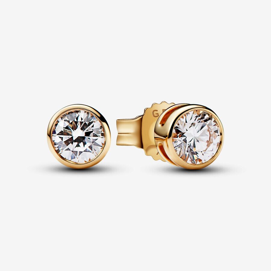 

Серьги Pandora Era Lab-grown Diamond Bezel 0.50 carat tw 14k, золото