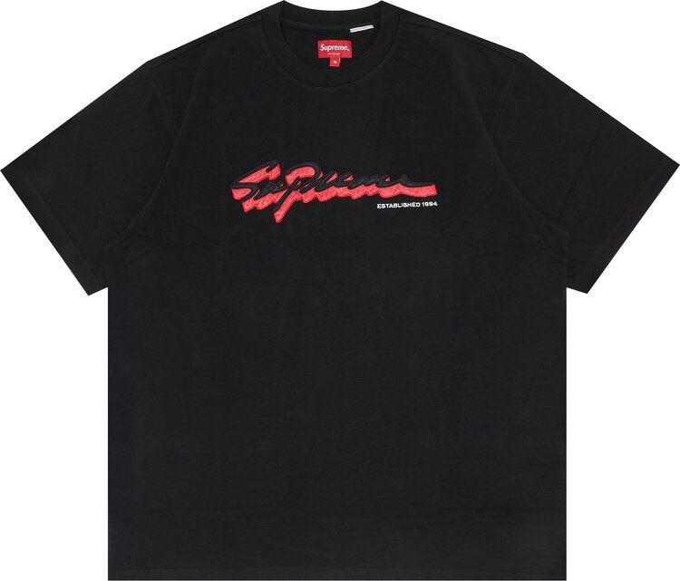 

Футболка Supreme Shadow Script Short-Sleeve Top 'Black', черный