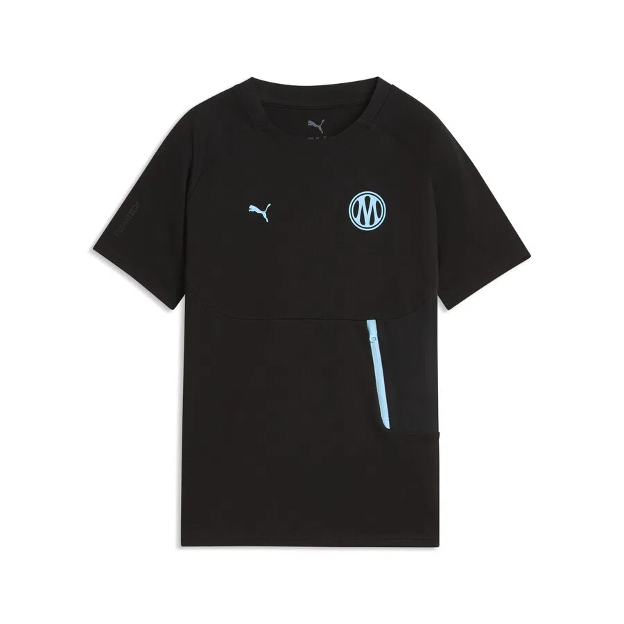 Футболка PUMA Performance 'Olympique De Marseille Pumatech' черного цвета