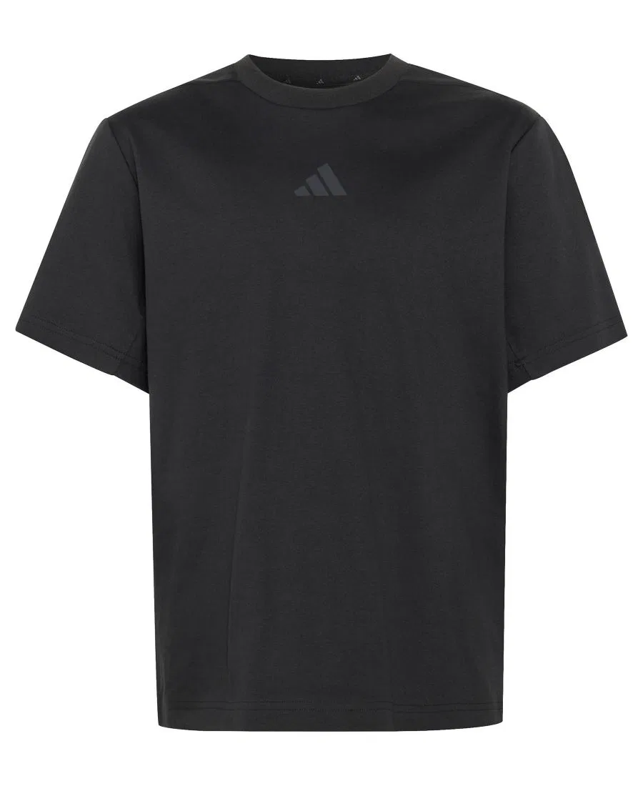 Футболка свободного кроя с коротким рукавом Z.N.E. adidas, Black Carbon