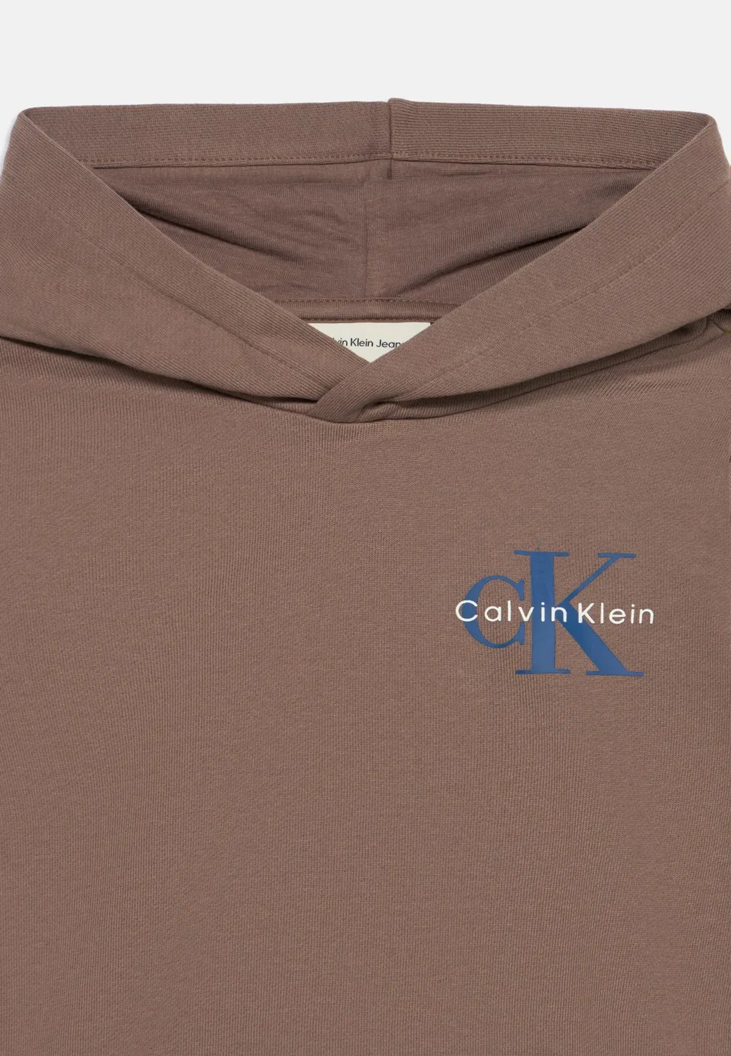 Худи с монологом на груди, унисекс - худи Calvin Klein Jeans, Iron — фото 3