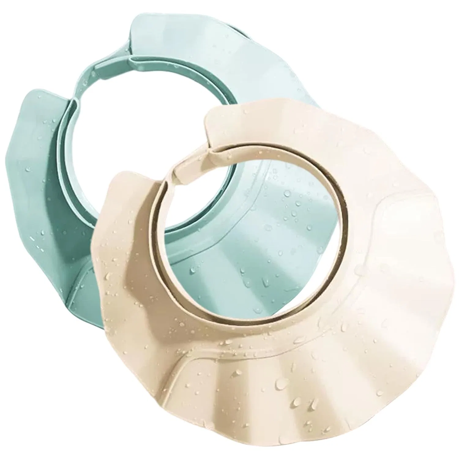 Козырек для душа, регулируемый, Joygoodta, 2 шт., Beige, Blue