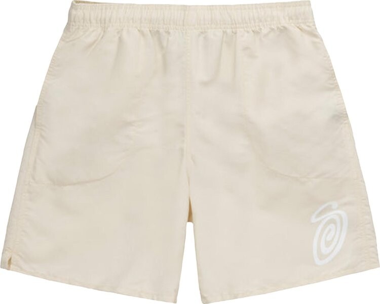 

Шорты Stussy Curly S Water Short 'Cream', кремовый