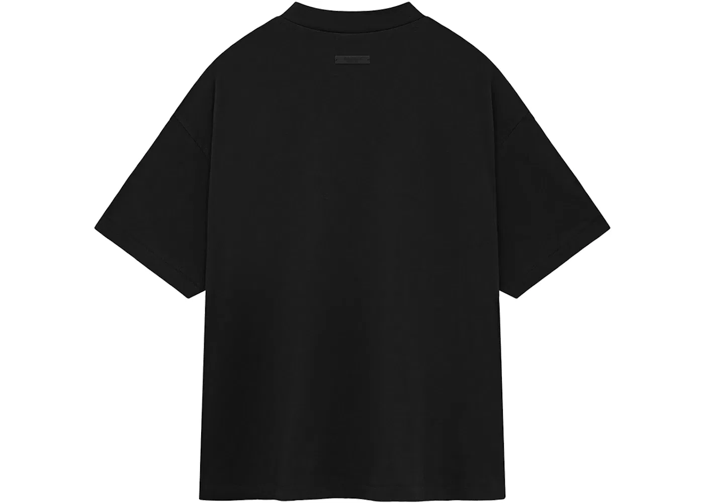 Мужская футболка с круглым вырезом Fear of God Essentials Tee, Black — фото 2
