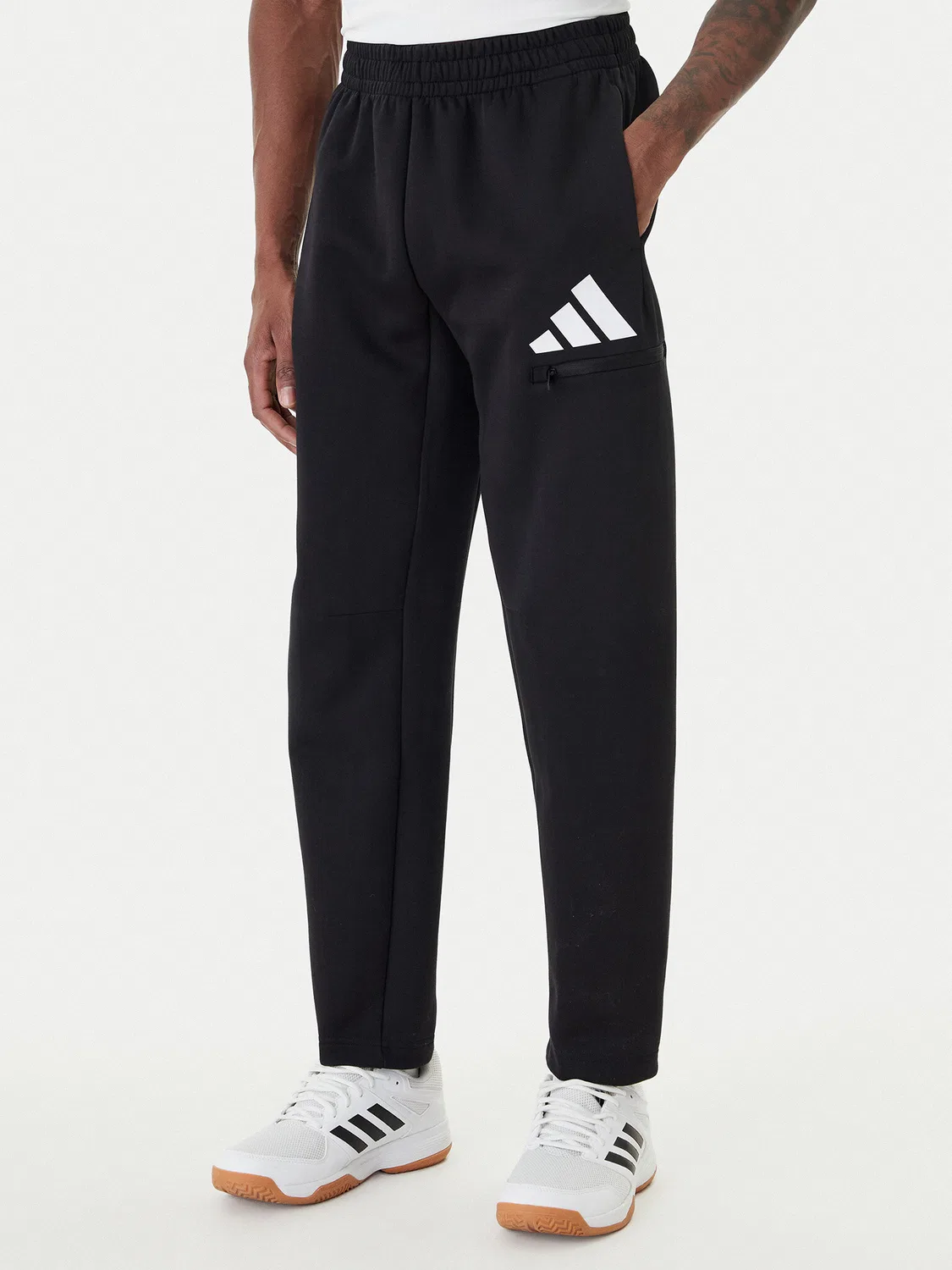 Мужские спортивные штаны стандартного кроя Future Icons Bar Adidas, черный