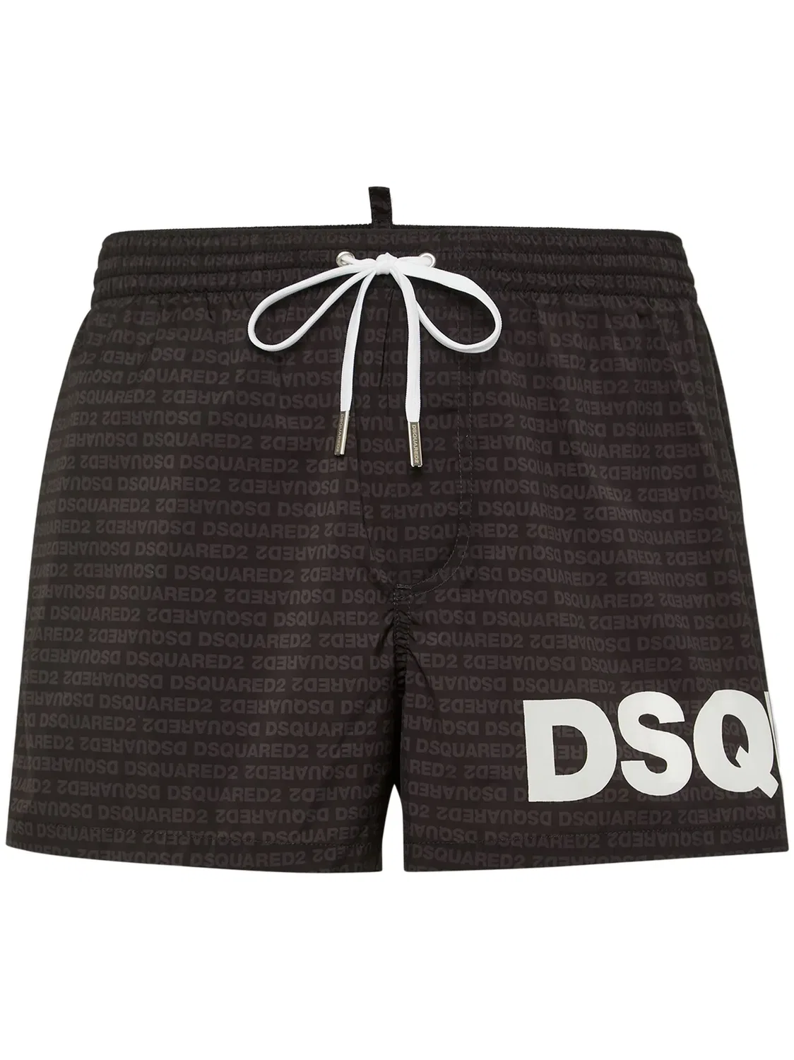 DSQUARED2 Плавательные шорты с логотипом, черные