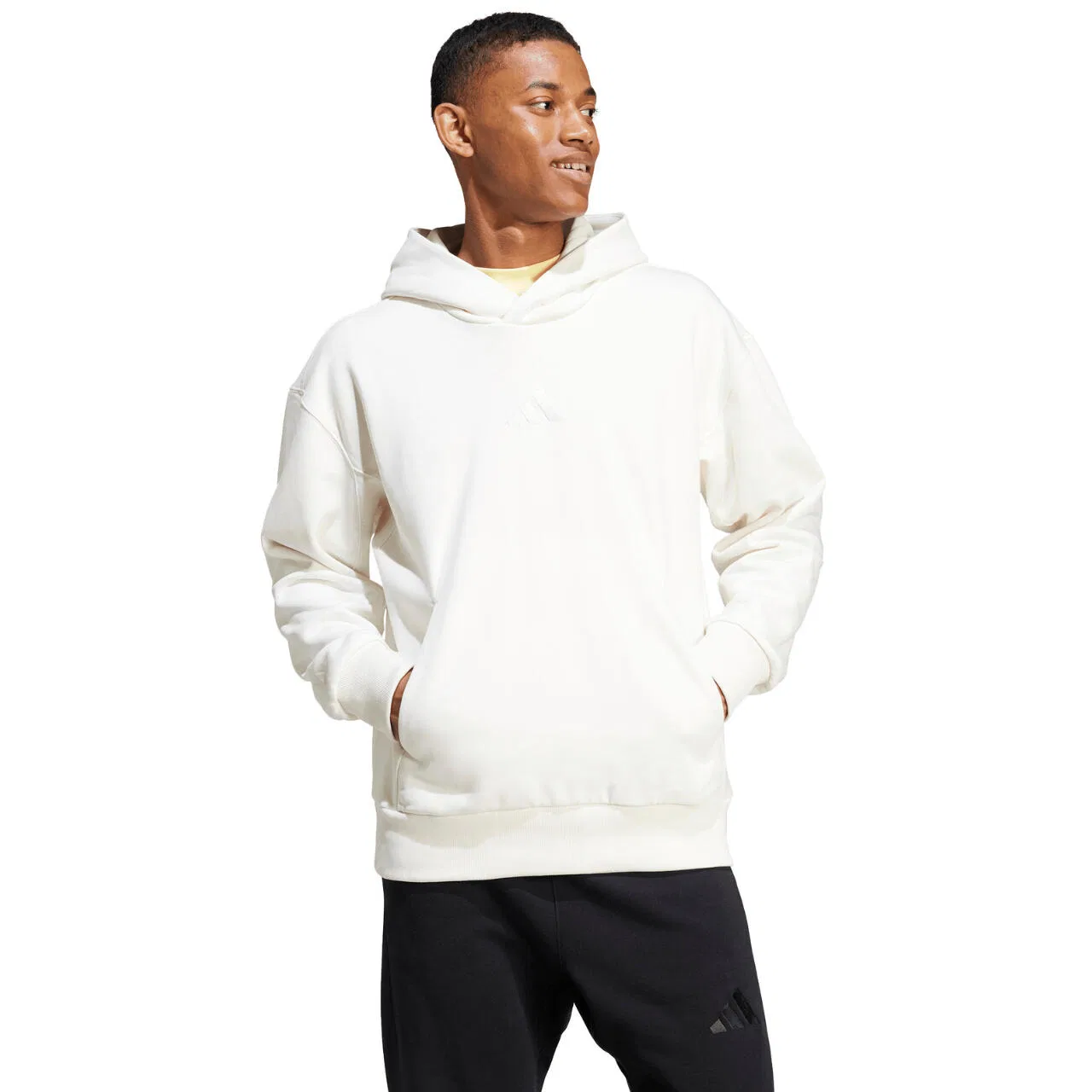 Мужское худи All Szn Fleece Hoodie Adidas, Weiss — фото 4