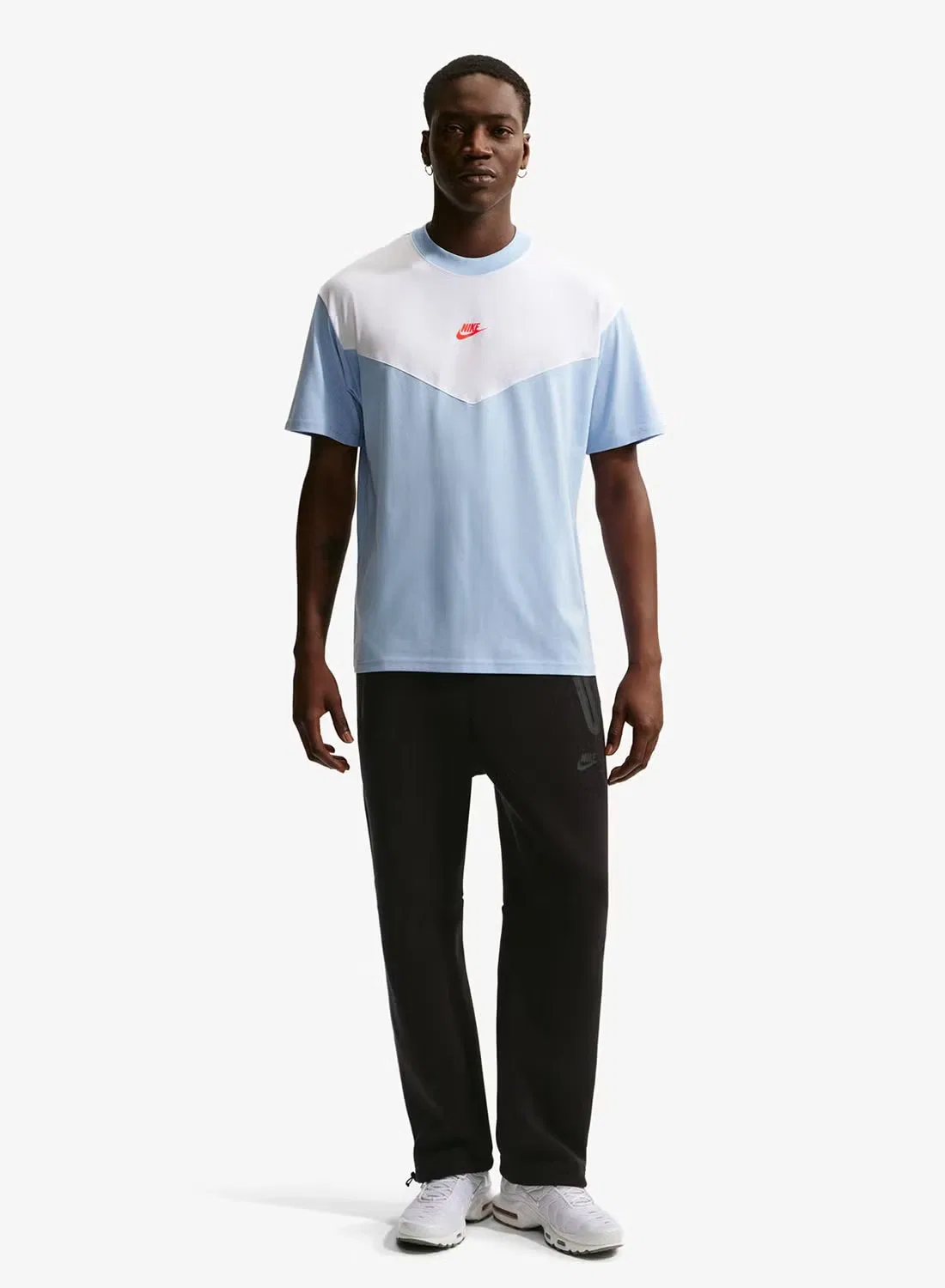 Футболка с принтом Tech mix Nike, синяя — фото 3