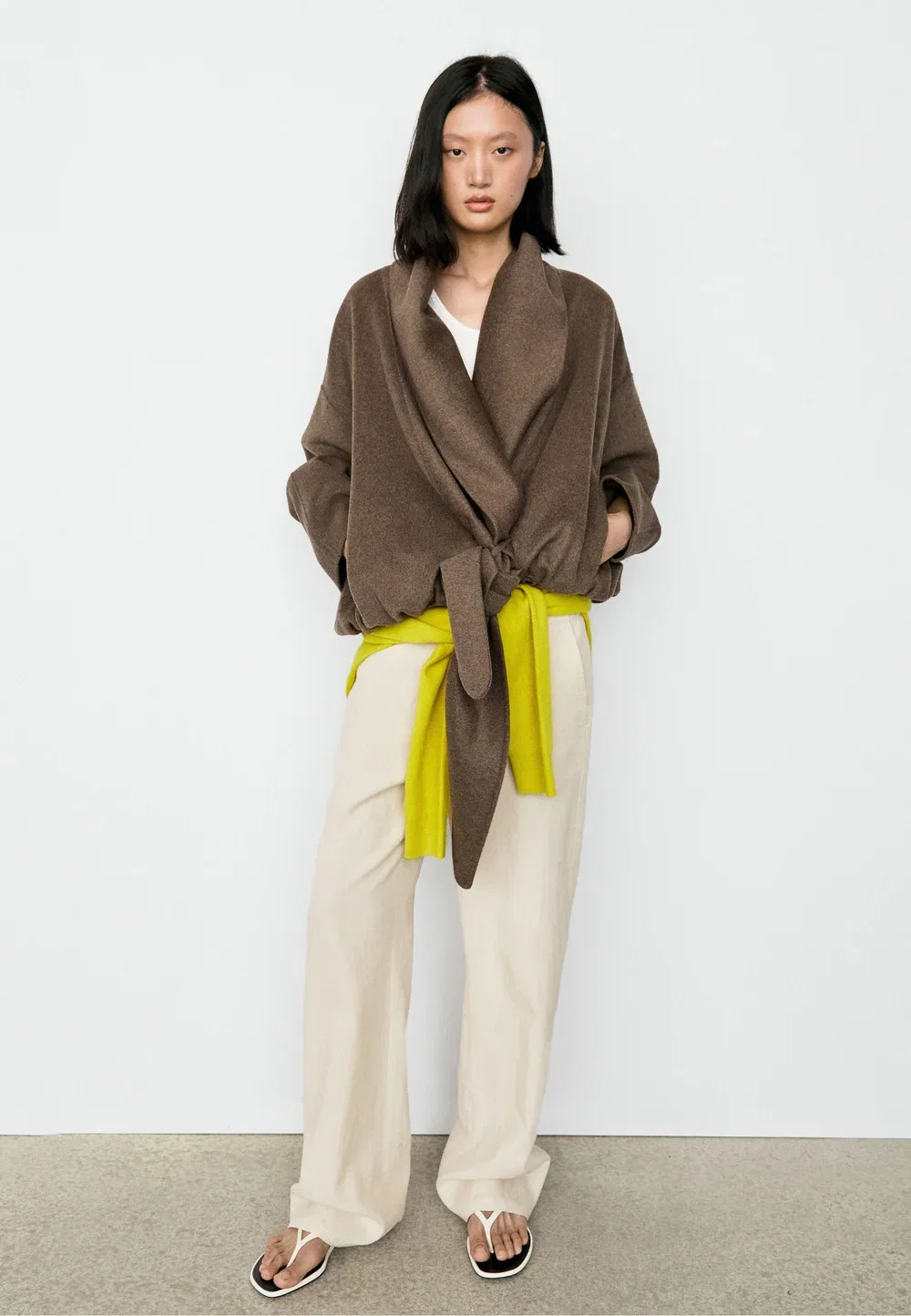 Летняя куртка Massimo Dutti, Mottled Brown — фото 4