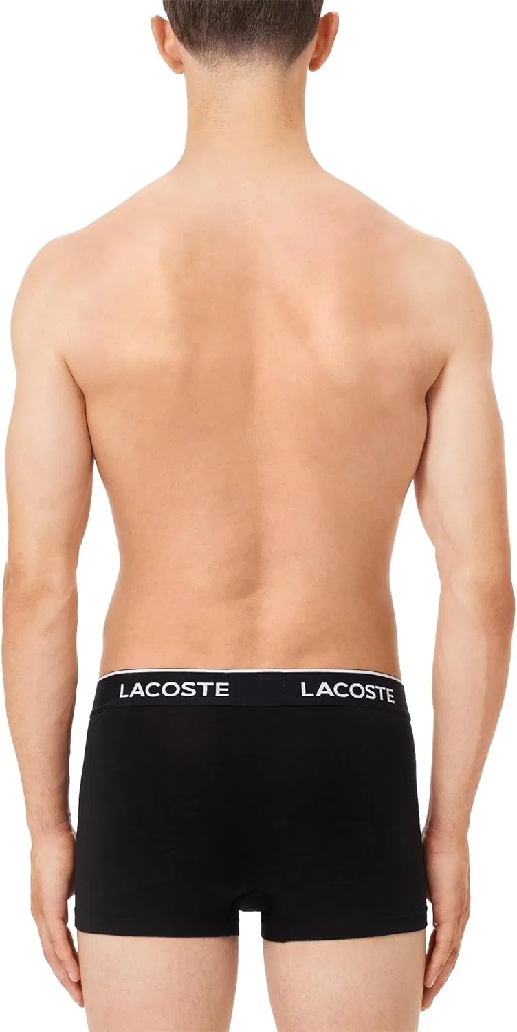 Трусы Lacoste Black With Black Waistbands — фото 3