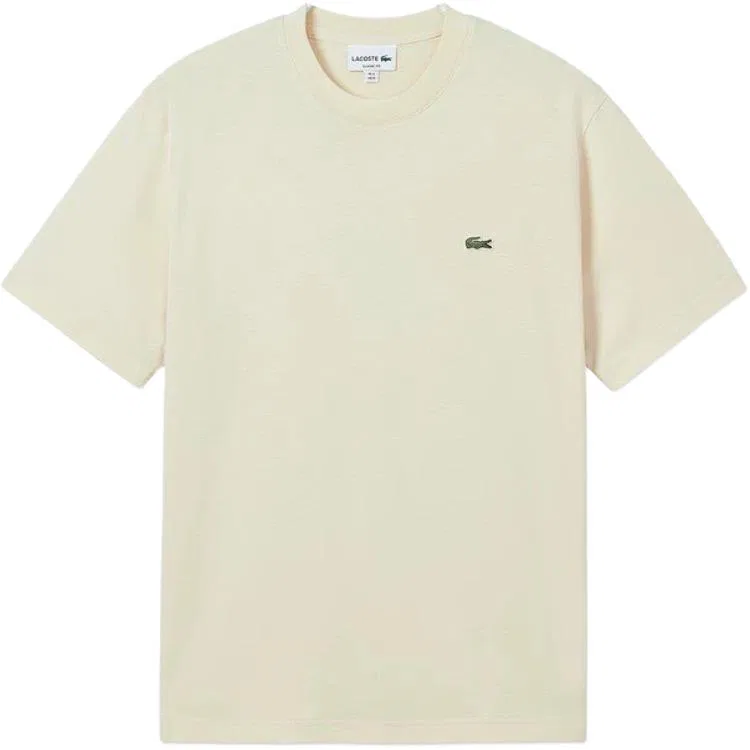 Мужская футболка с круглым вырезом Classic Crew Neck LACOSTE, Beige Yellow/056