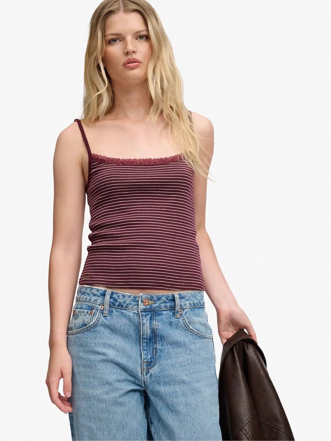 Топ на бретелях, Regula Superdry, Красный