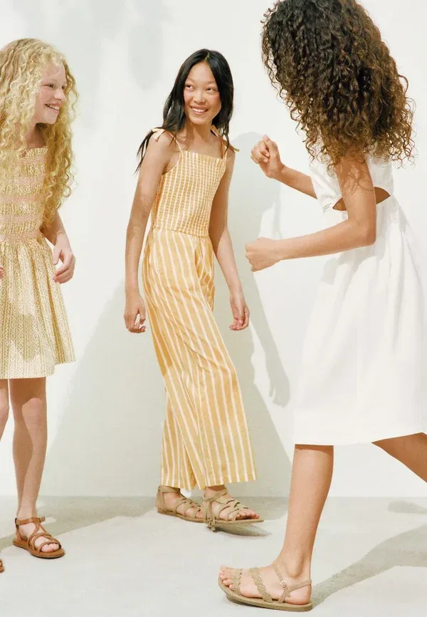 Детский комбинезон Mango Kids, желтый