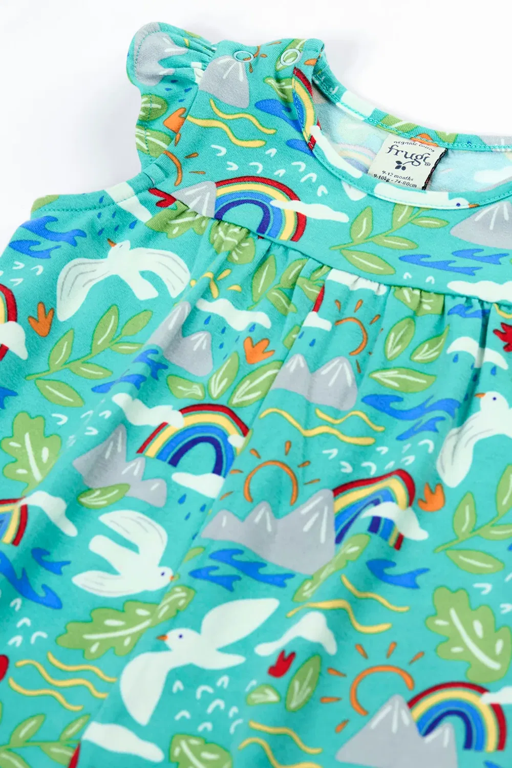 Детский боди-комбинезон Hallie Frugi, Blue — фото 2