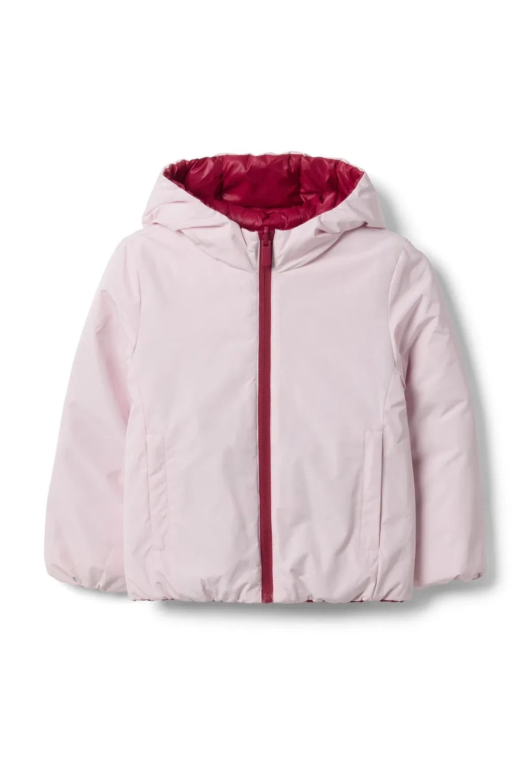 Куртка с капюшоном - зимняя куртка Ovs, Pink Red — фото 2