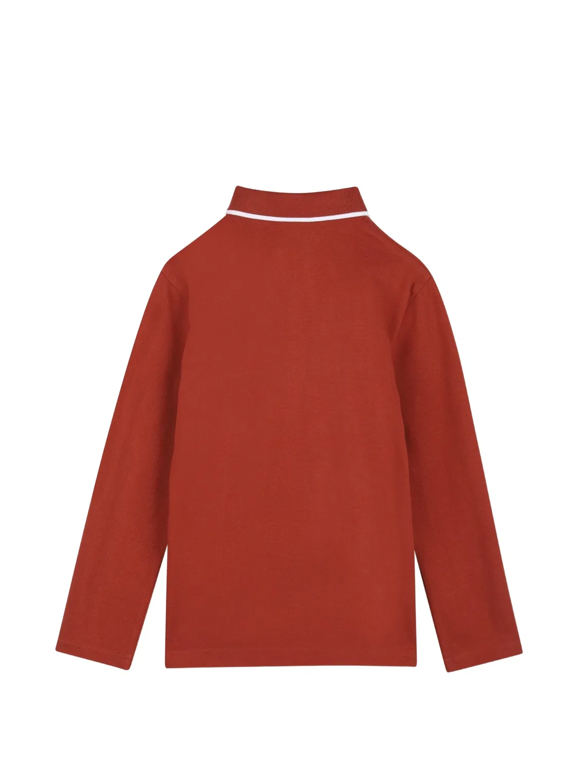 Рубашка поло с длинными рукавами и логотипом Boss Kidswear, красный — фото 2
