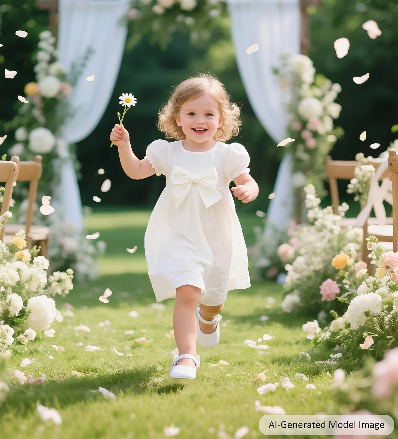 Детские мокасины для девочек с мягкой подошвой Felix & Flora, White — фото 2
