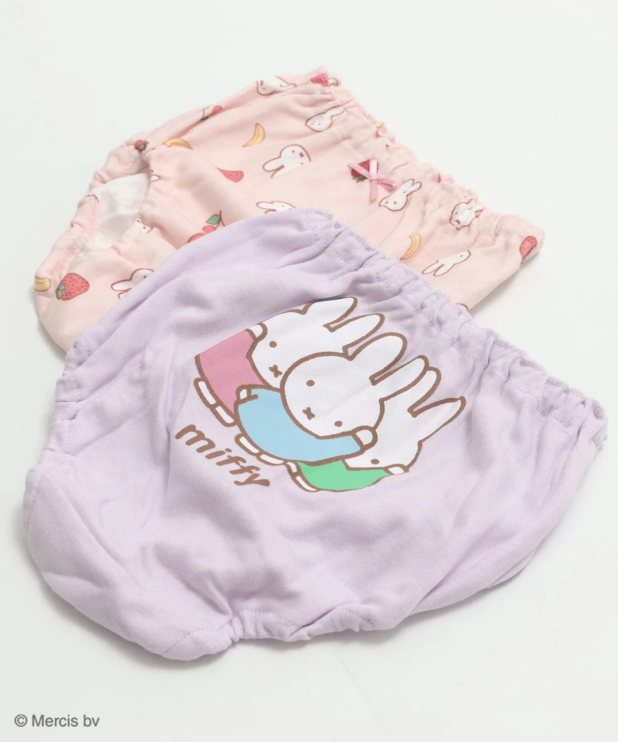 Детские трусы для девочек с принтом, комплект из 2 штук Miffy, Лаванда — фото 2