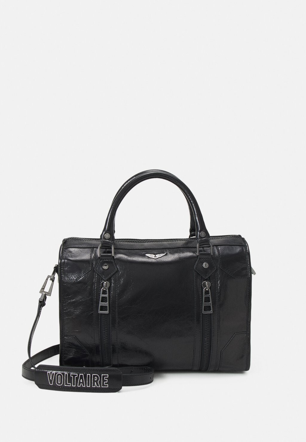 

Сумка Sunny Medium Vintage Patent Zadig & Voltaire, цвет noir