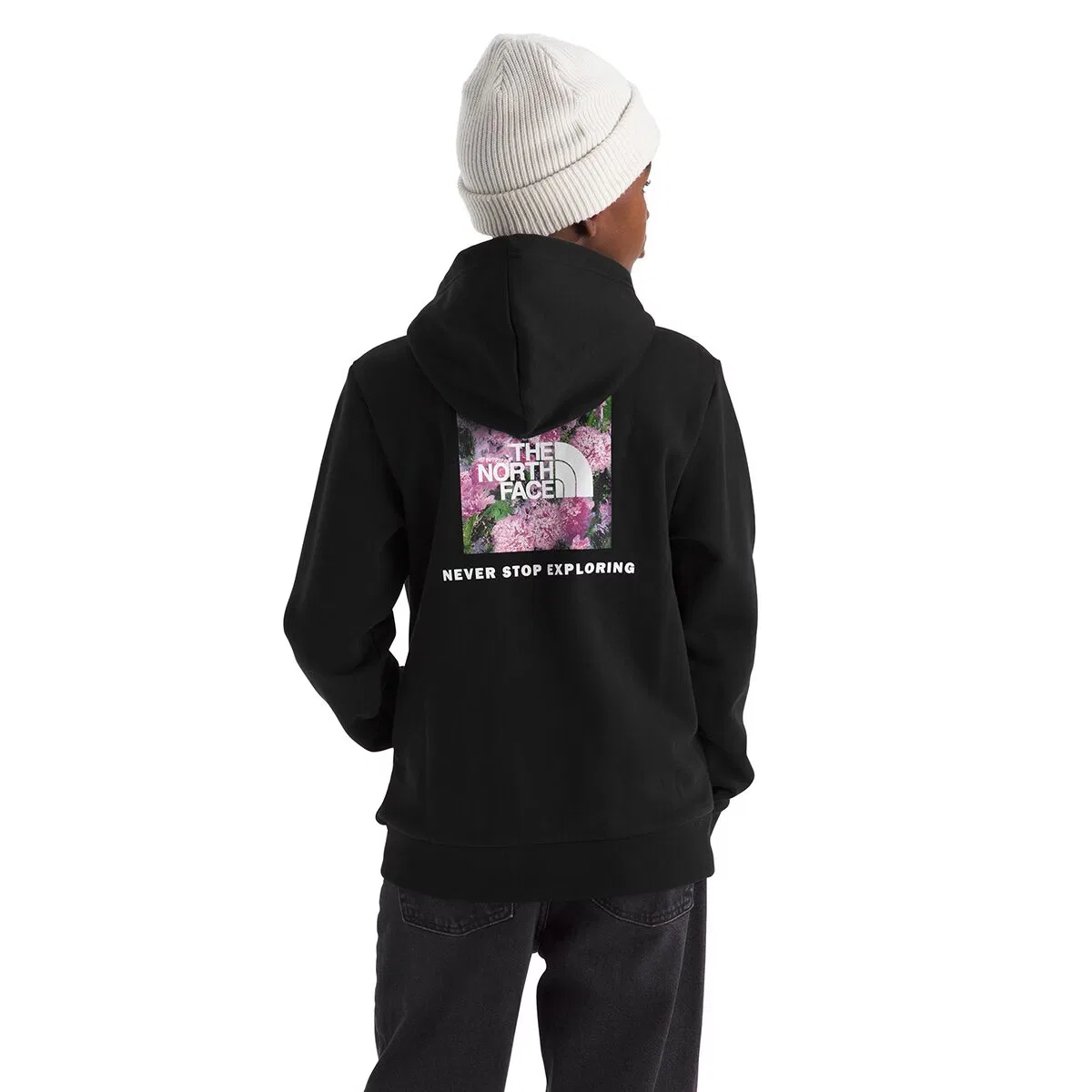 Детский свитшот-худи с принтом Evolution Box NSE Pullover The North Face, Tnf Black — фото 3