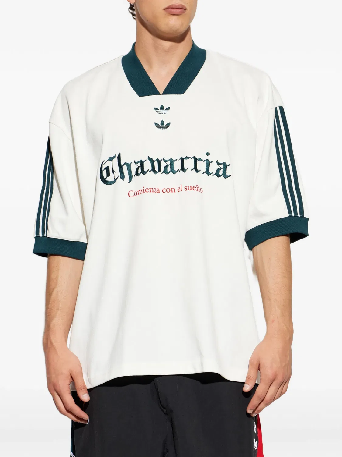 Футболка с логотипом из коллаборации с Willy Chavarria Adidas, белый — фото 3