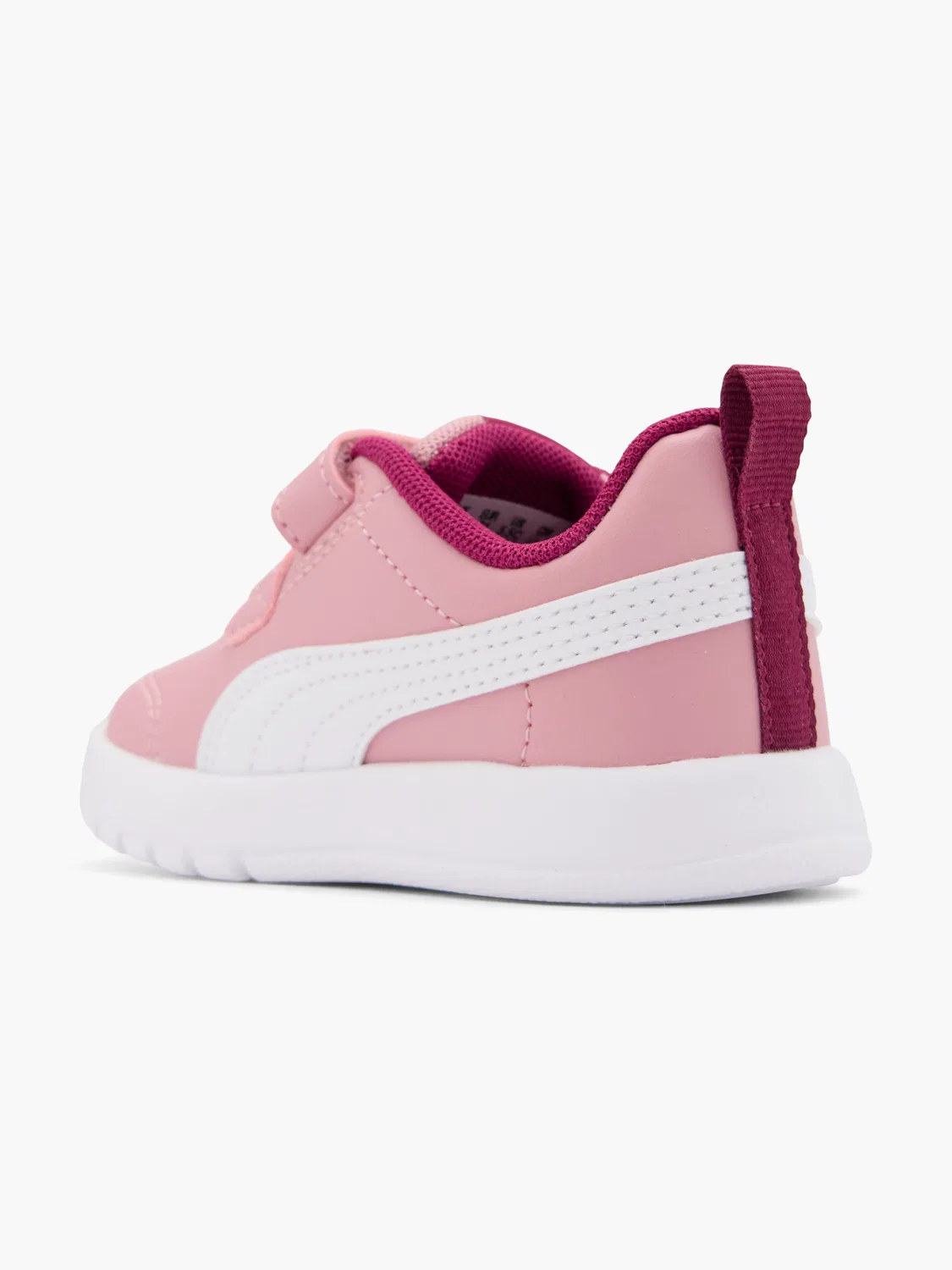 Детские кроссовки на липучке PUMA, розовый — фото 3