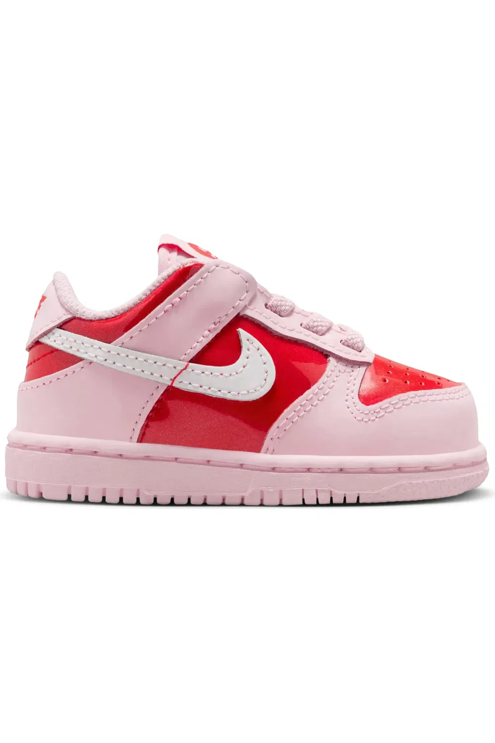 Кроссовки детские баскетбольные Dunk Low Nike, Pink Foam/White — фото 2