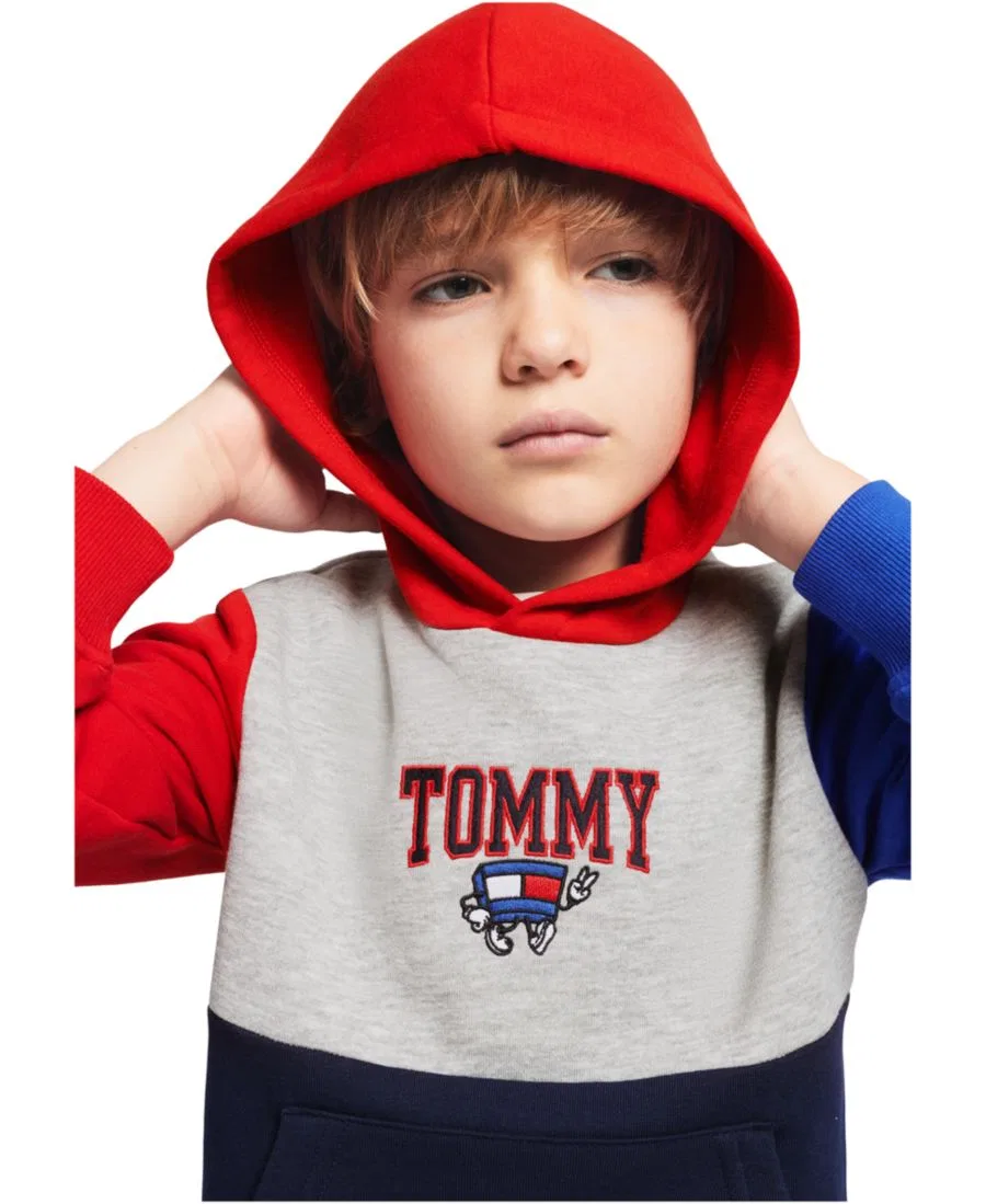 Худи с длинным рукавом Mascot Block Tommy Hilfiger, Tommy Red — фото 2