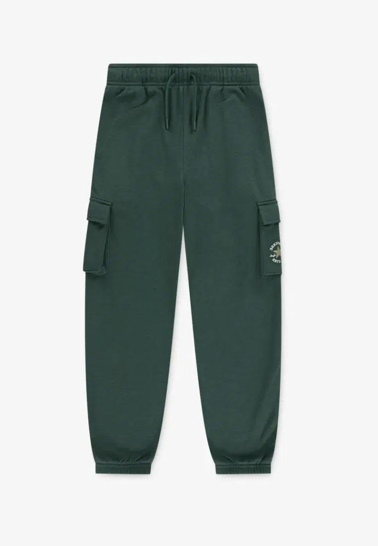 Детские спортивные штаны с боковыми карманами CNBV Dctp Silicone Patch Converse, Dark Green