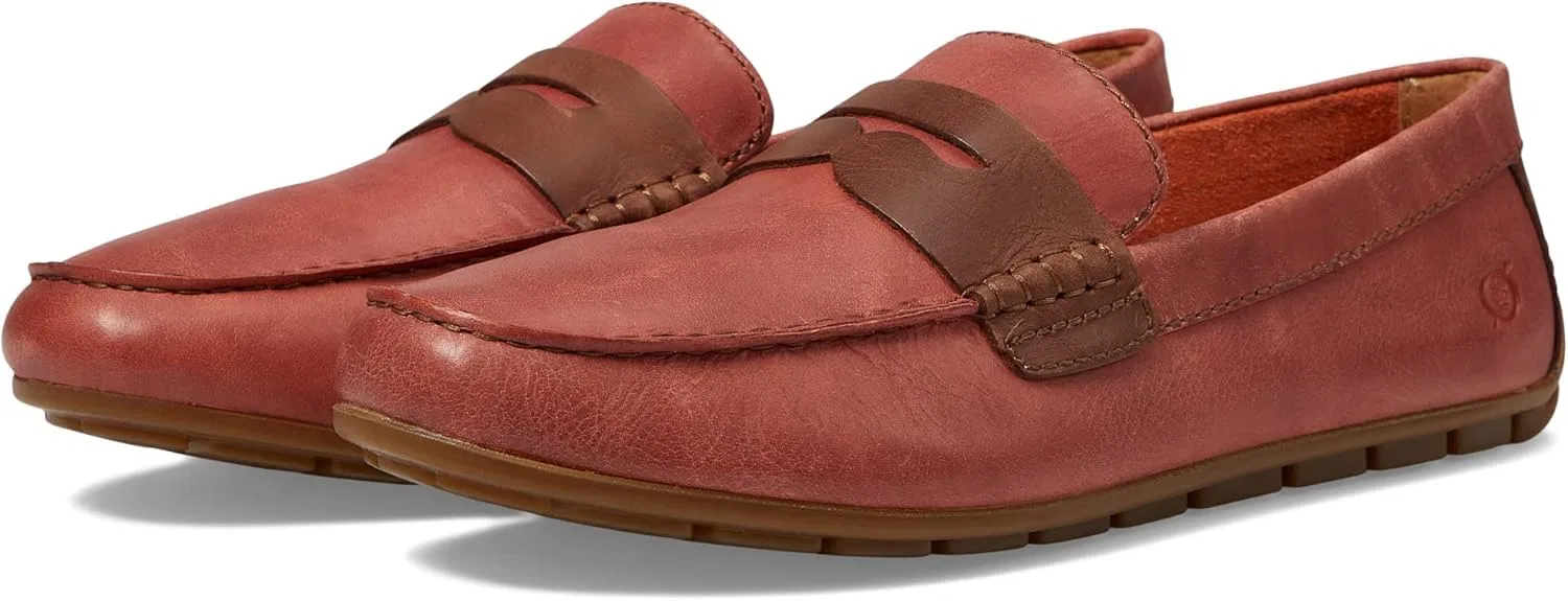 Мужские лоферы Andes от BORN, Orange Brown Full Grain