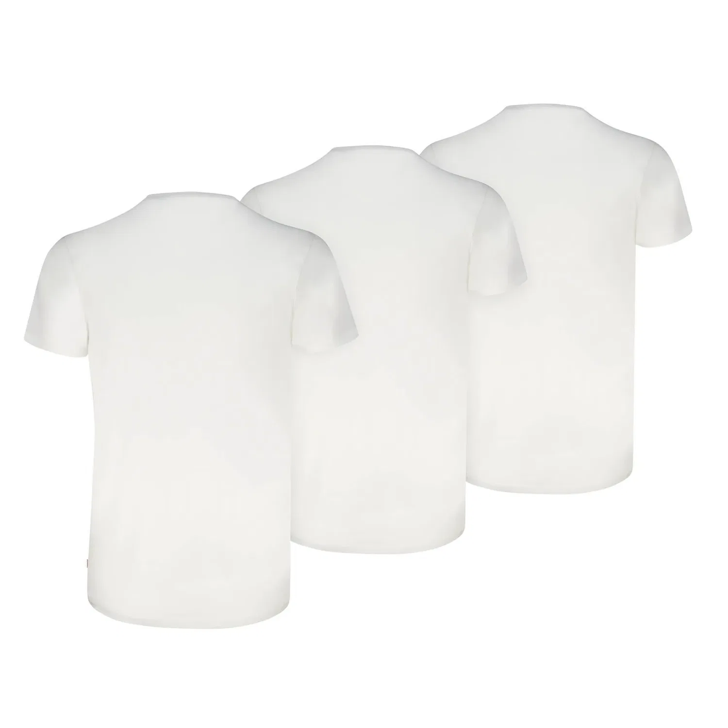 Мужская футболка с V-образным вырезом 3er Pack Levi's, White — фото 2