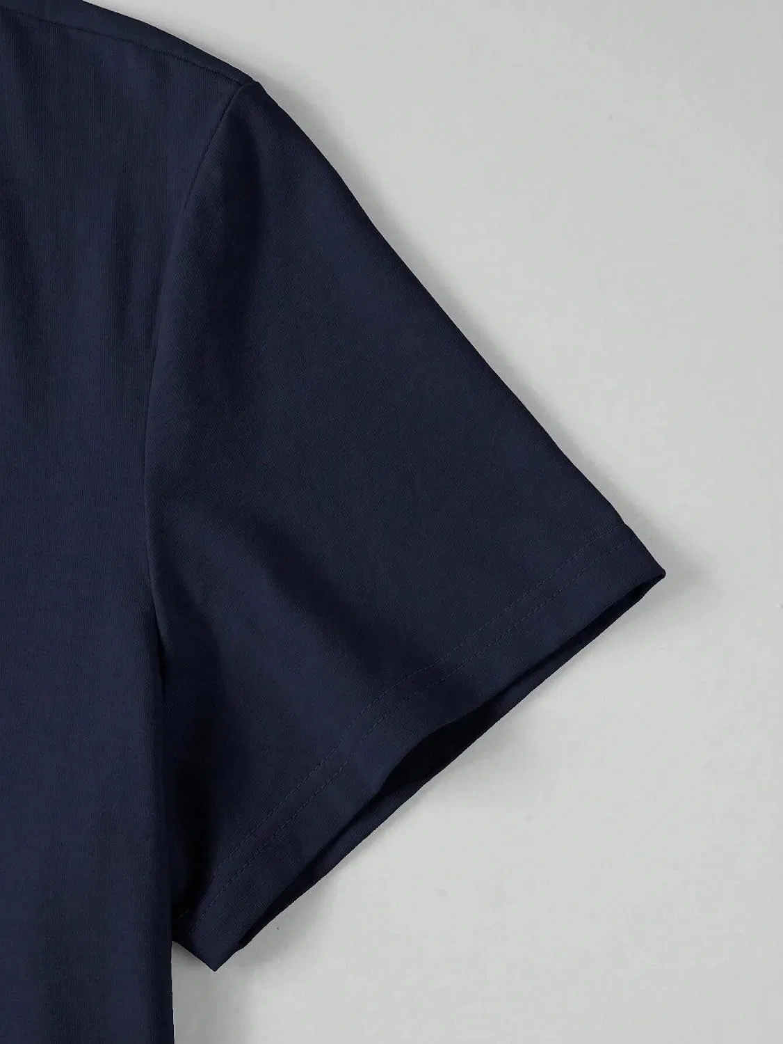 Мужская повседневная футболка с коротким рукавом Solid Color, Royal Blue — фото 4
