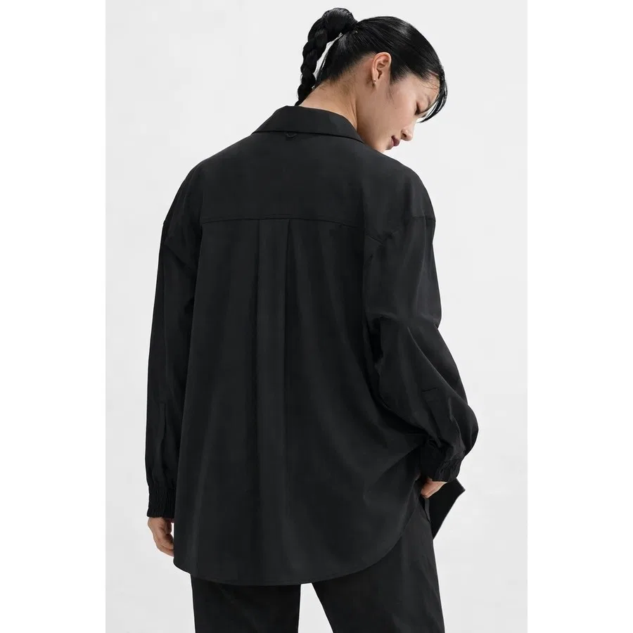 Женский лонгслив с длинным рукавом 24.7 PerfectStretch Dri-FIT Nike, Черный — фото 2