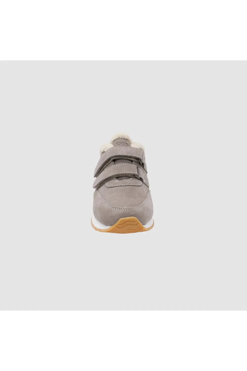 Детские кроссовки адаптивные на липучках Kozee DrD Kids Footwear, серо-коричневый — фото 3