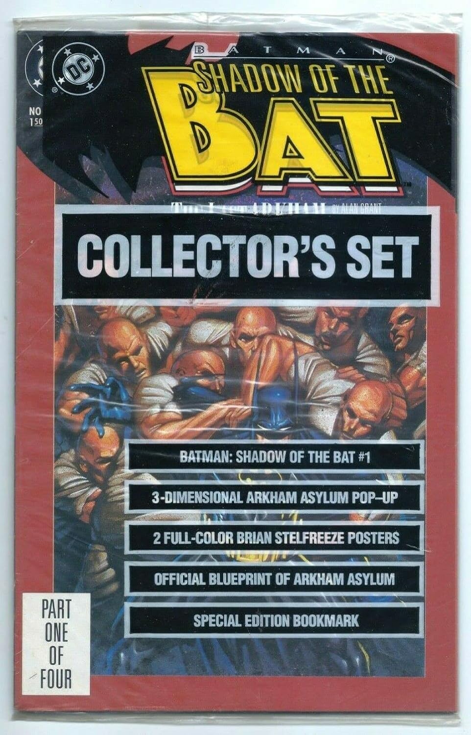 

Batman Shadow of the Bat #1 (Collector's Set with 3-D Pop-Up, 2 Posters, Bookmark, & Blue Print of Arkham Asylum) (DC Comics)