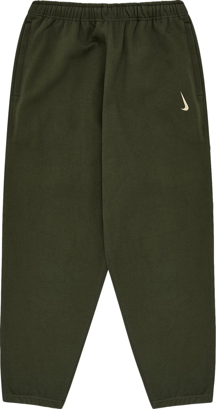 

Брюки Nike x Billie Eilish Fleece Pants 'Sequoia/Mushroom', зеленый
