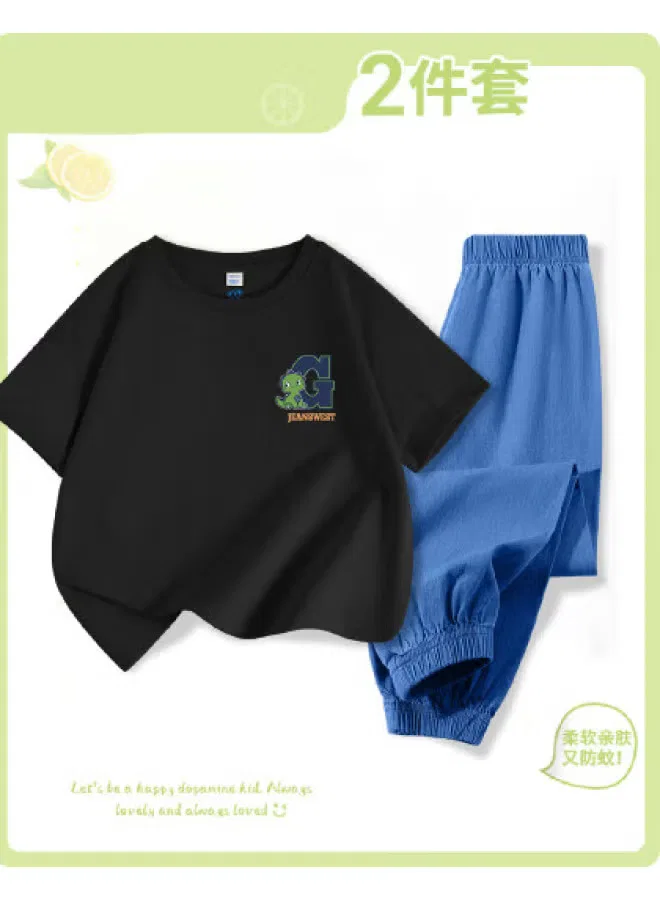 Комплект одежды для мальчиков с коротким рукавом и длинными брюками Jeanswest, черный