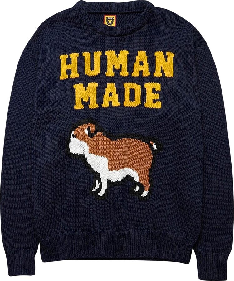 

Толстовка Human Made Knit Sweatshirt 'Navy', синий