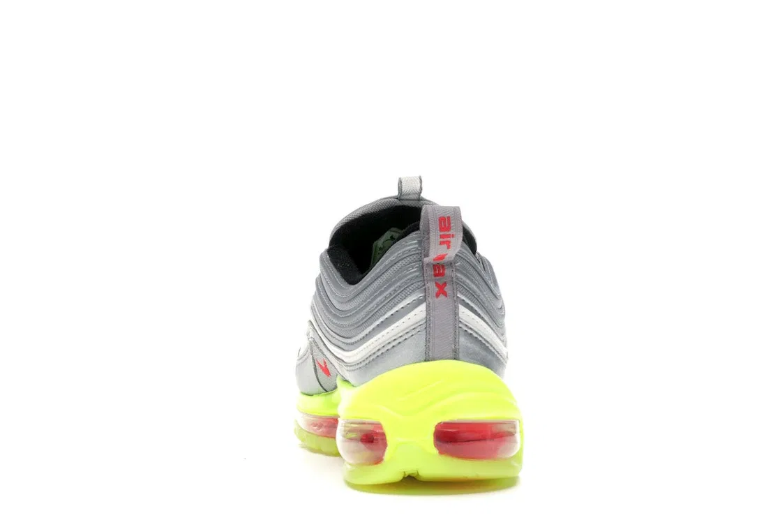 Детские кроссовки Lifestyle Nike Air Max 97 Rft, Metallic Silver/Red Orbit-Volt-Black-White — фото 4