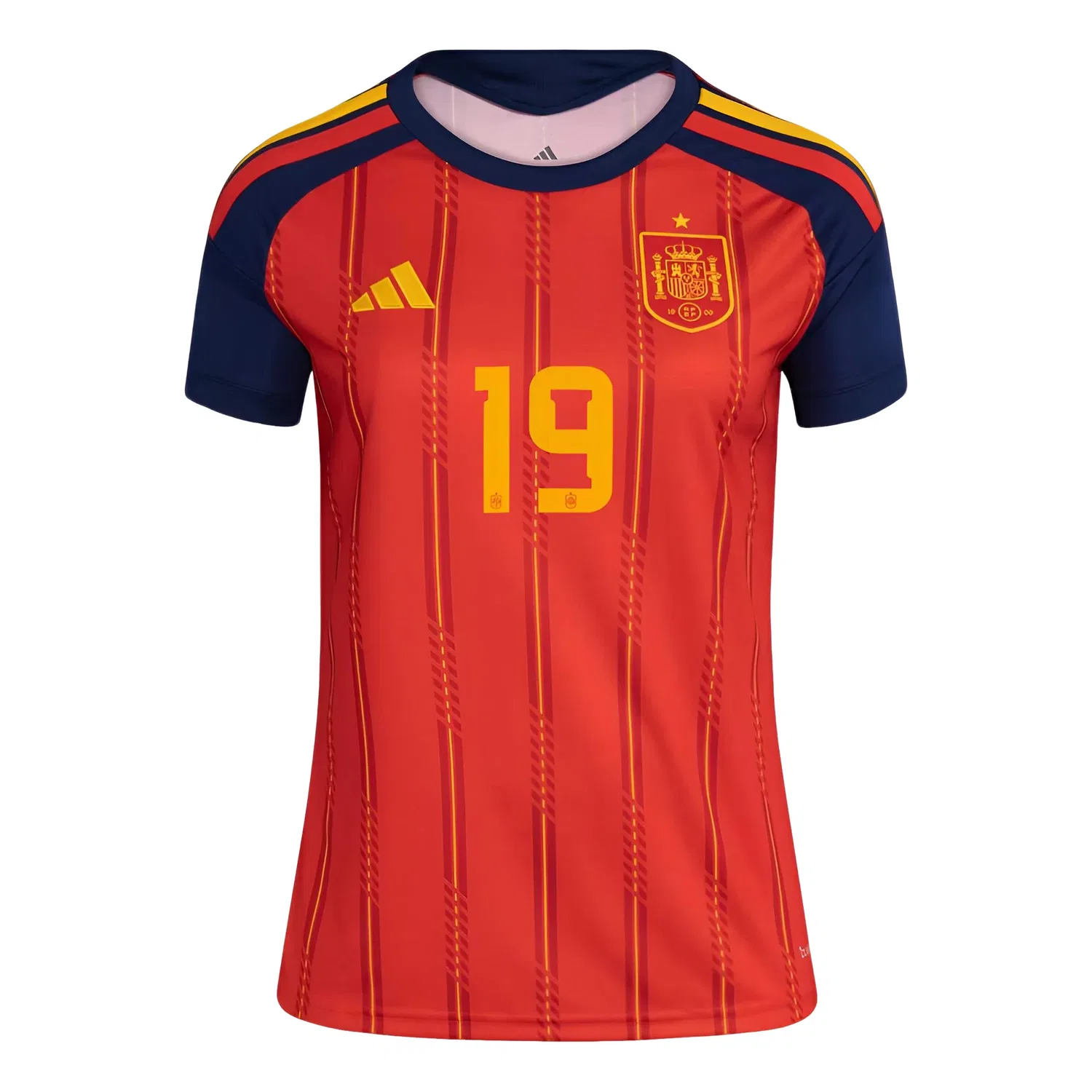 Женская футболка с коротким рукавом Lamine Yamal Spain 26 Home Jersey Adidas, красный — фото 2