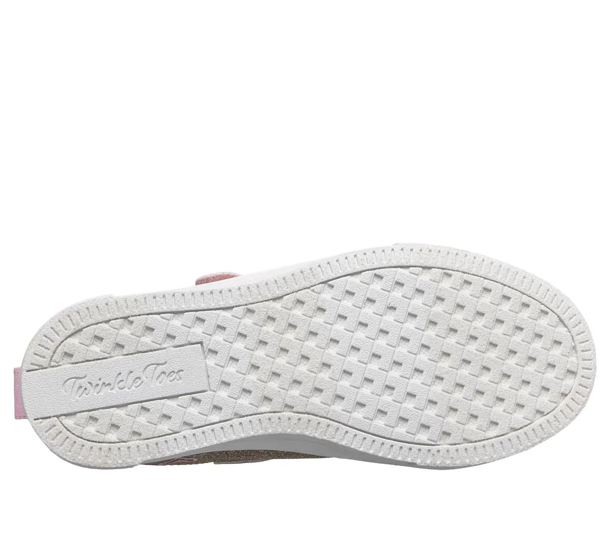 Детские кроссовки Twinkle Toes JGoldcrown Twinkle Sparks - Love Medley Skechers, золотой/мультиколор — фото 3