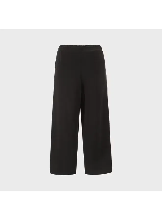 Брюки свободные широкие хлопковые Zara, черный — фото 3