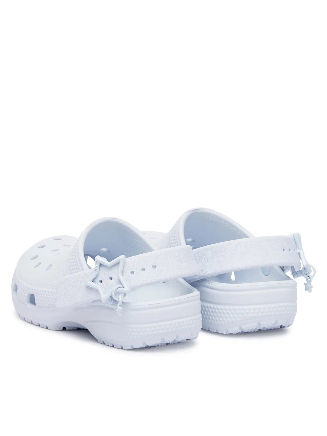 Шлепанцы для девочки Classic Star Buckle Clog Crocs, голубой — фото 3