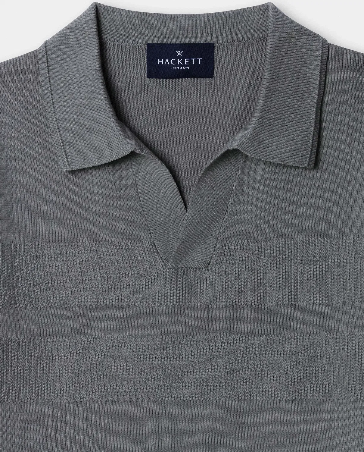Детское поло для мальчиков с текстурным вязанием Textured Knit Hackett, Kaki — фото 2