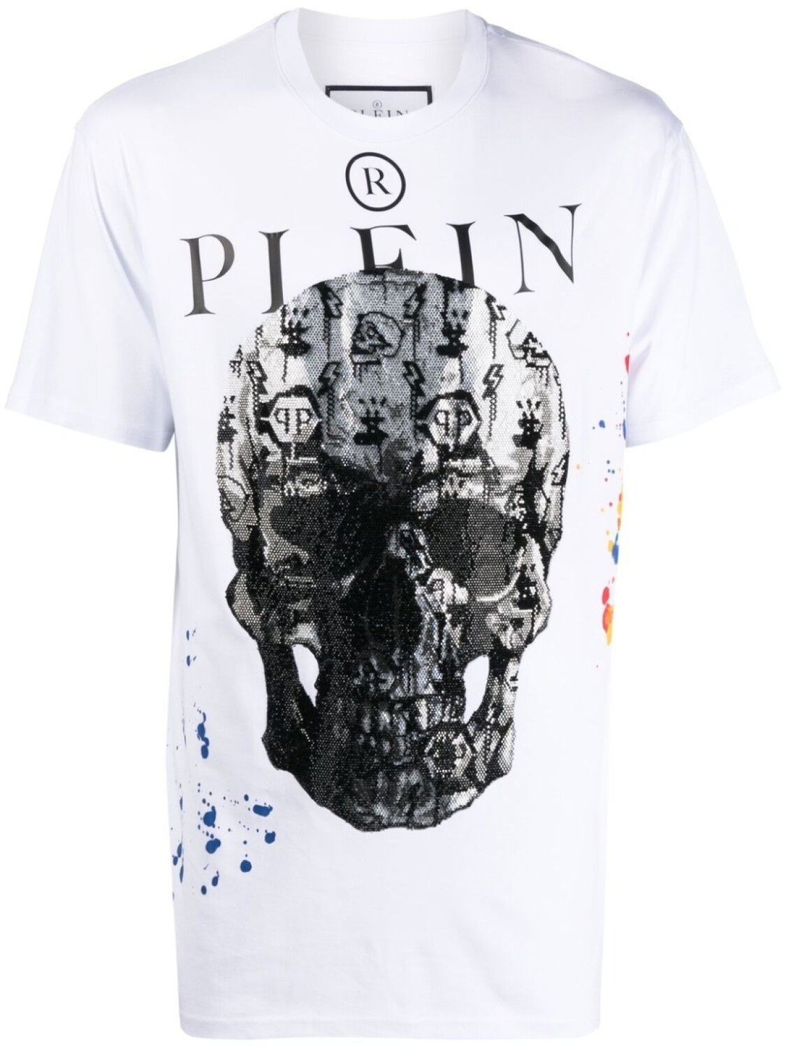 

Philipp Plein футболка с принтом, белый