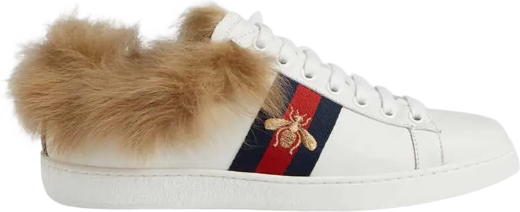 Кроссовки Wmns Gucci Ace Sneaker Wool, белый