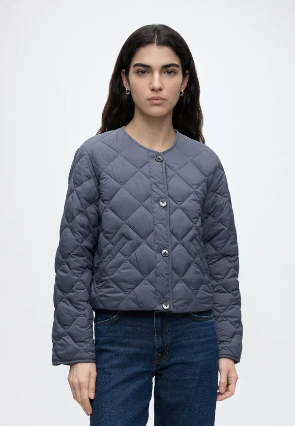 Короткая стеганая подкладка - легкая куртка Calvin Klein, синий