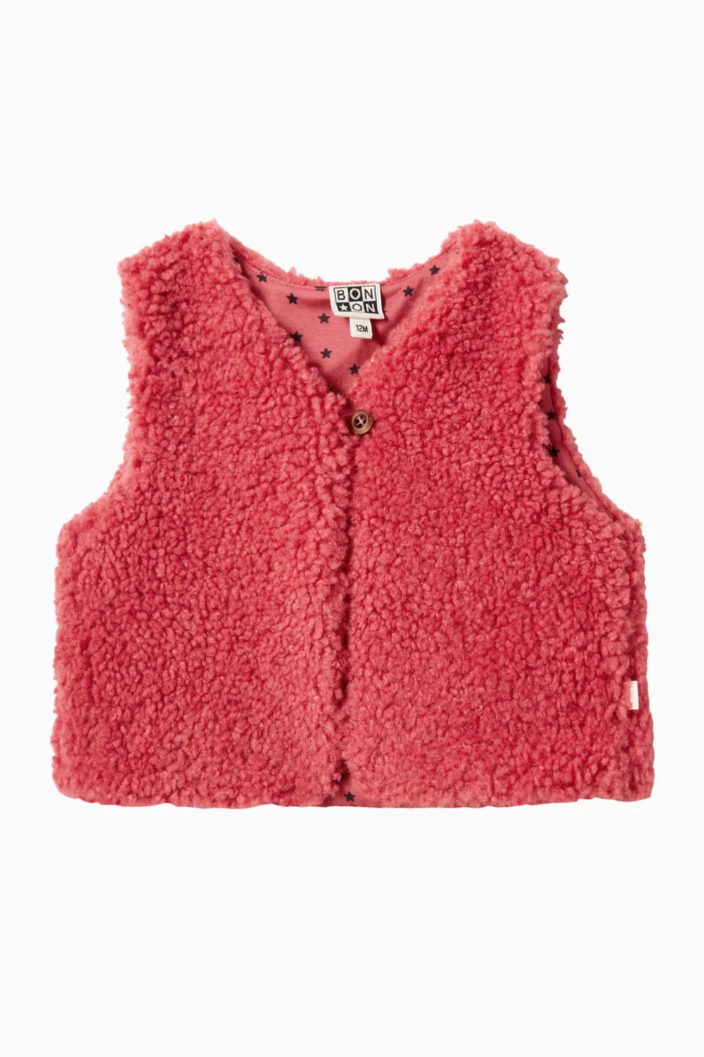 Жилет из шерпы Beti Bonton, розовый