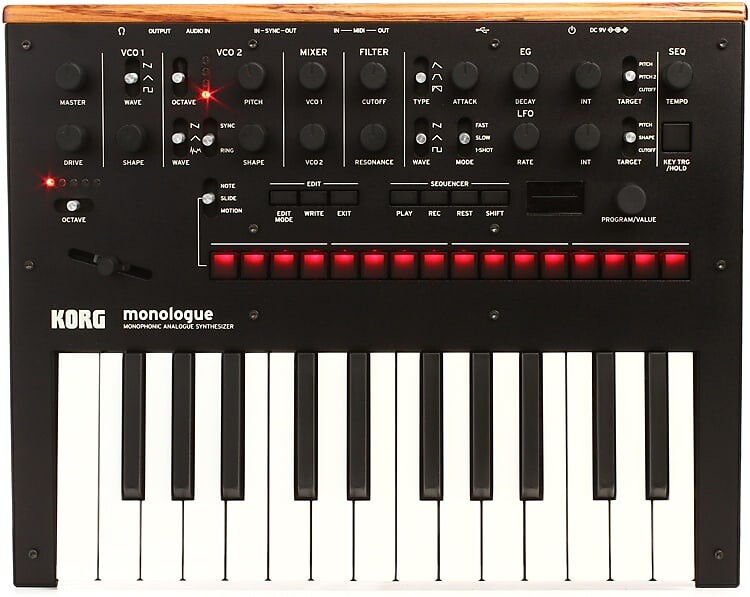 

Аналоговый синтезатор Korg monologue - черный MONOLOGUEBK