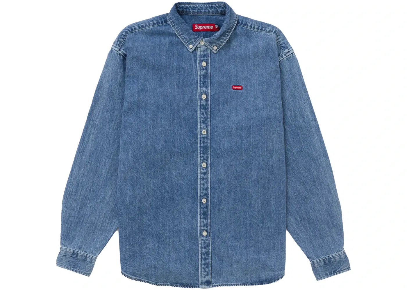 Мужская джинсовая рубашка Supreme Shirt, Denim